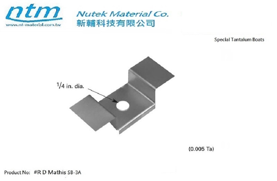 Special Tantalum Boats-Sb-3A
